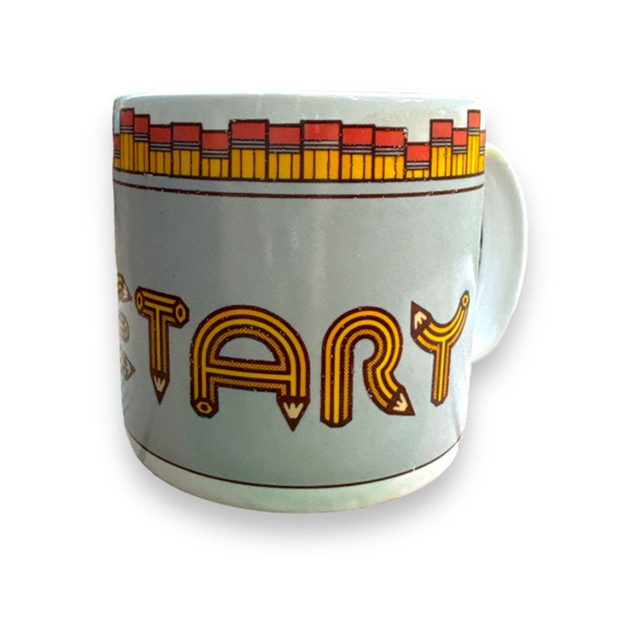 Vintage 1980’s Secretary Coffee Tea Mug Made In Korea Office Decor Inarco 12 oz - Picture 2 of 5